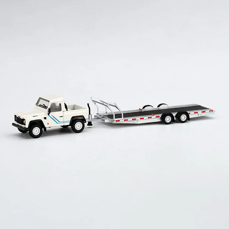 Mini Gt 1:64 Trailer Trailer Car Hauler Trailer Simulation Alloy Car Die-casting Vehicle Plate Model Collection Auto Accessories