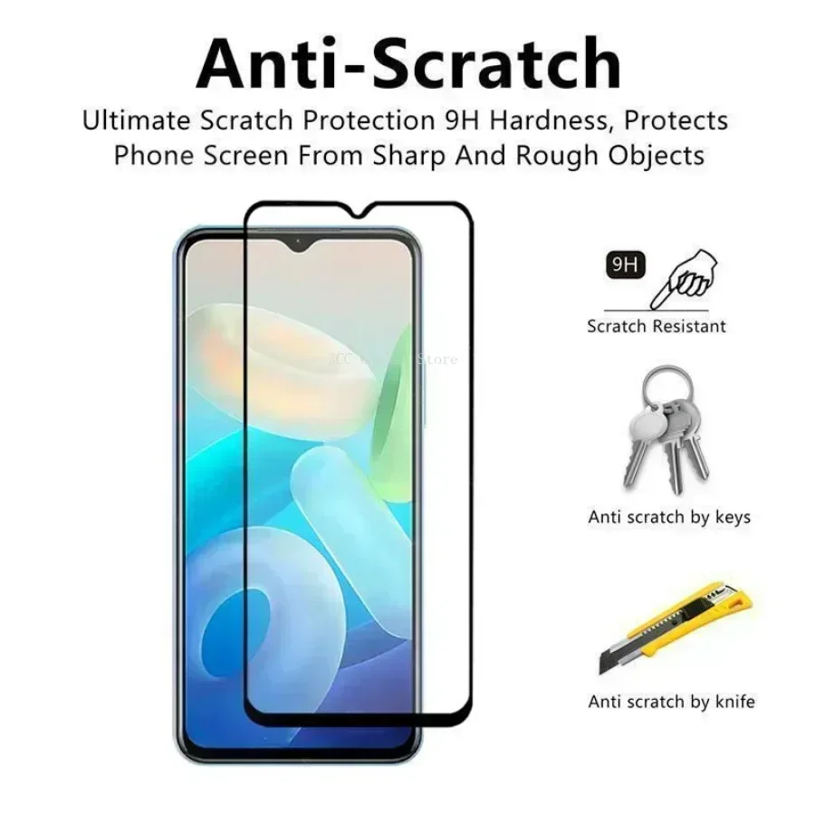 Защитная пленка для экрана для VIVO Y78 Y75 Y76 закаленное стекло для VIVO Y11 Y16 Y22 Y30 Y35 Y55 Y56 4G 5G 2023 Защитная пленка для экрана