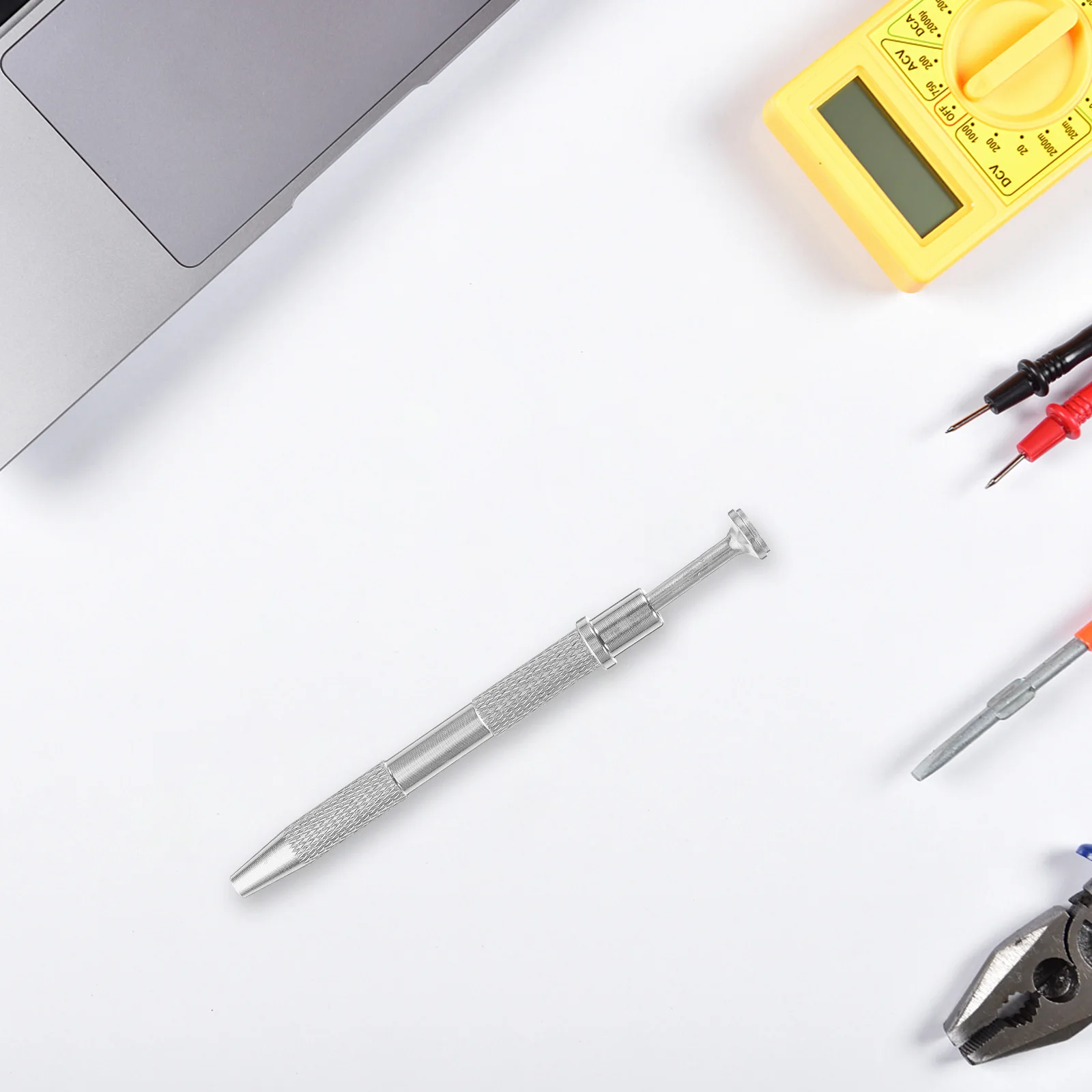Screw Pickup Chip Pickle Picker Grabber Tools Spring Assisted Extractor Gripper Aluminum Small Parts for Electronics Precision
