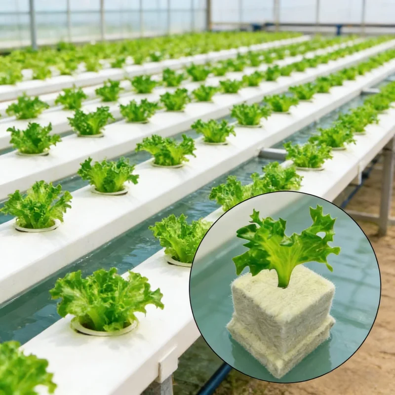 25x25x25mmSoilless Cultivation Seedling Pot Hydroponic Rockwool Plant Seed Germination Special Seedling Block50-100pcs