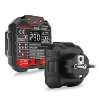 HT106B/D/E Digital Socket Tester Pro Voltage Test Socket Detector US/EU/UK Plug Ground Zero Line Phase Check RCD NCV Tester