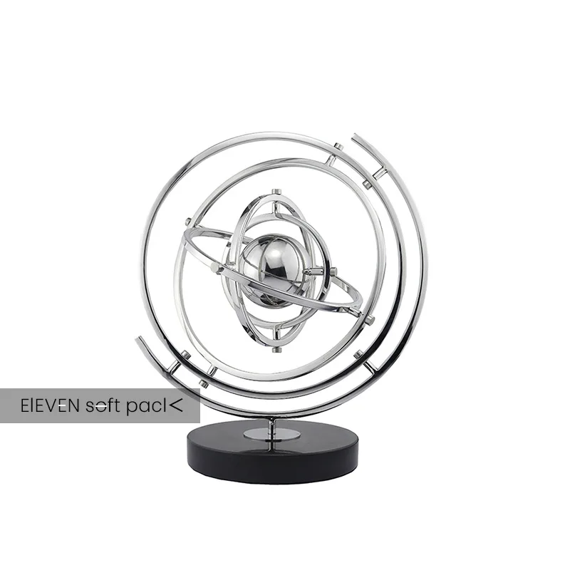 Globe desktop decoration office ornaments leading high-end handicrafts living room ornaments modern light luxury gifts