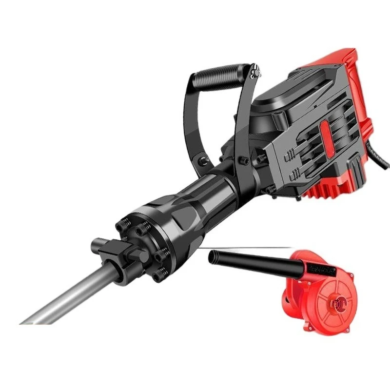 

high-power industrial-grade wall demolition water and electricity installation slotting hammer, crushing tools
