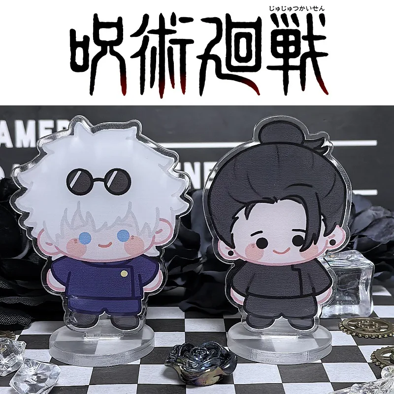 Jujutsu Kaisen Standing Sign Gojo Satoru Desktop Decoration Geto Acrylic Stand Cute Anime Figure Model Kawaii Ornament Gifts