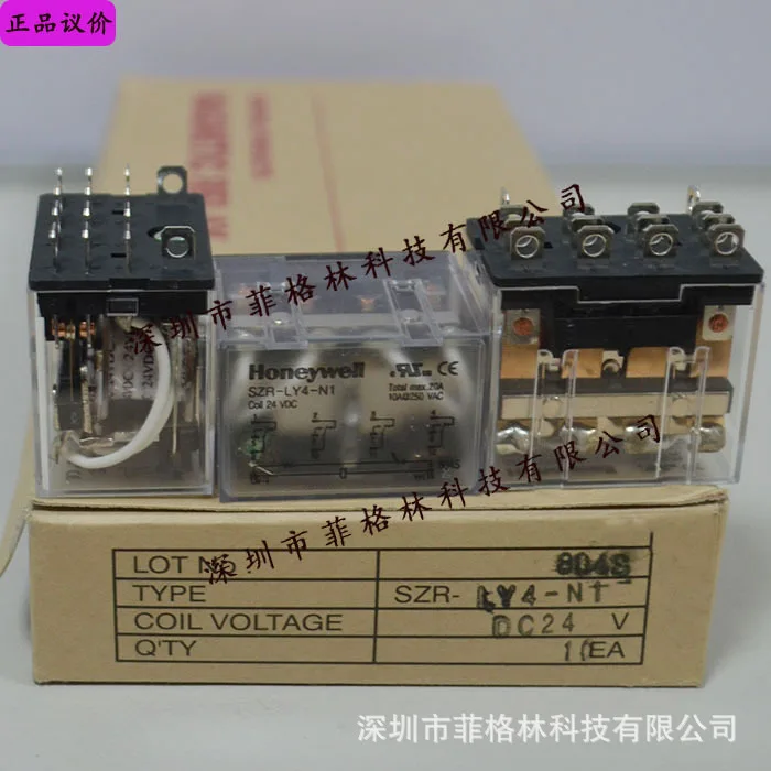 

2025 [Physical Photo] Honeywell HONEYWELL Intermediate Relay SZR-LY4-N1 DC24V