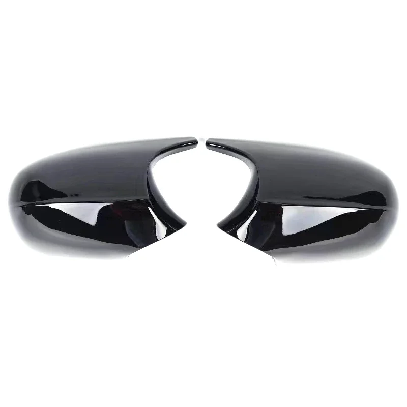 For BMW 3 Series E90  E92 E93  Carbon fiber Gloss Black Wing Rearview Mirror  Cover Cap Trim Replacement 2009-2012