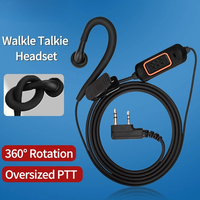 New Baofeng 780 Headset Mic earphone For BaoFeng UV-5R UV-5RH UV-21 PRO Quansheng UV-K6 Walkie Talkie Two Way Radio Accessories