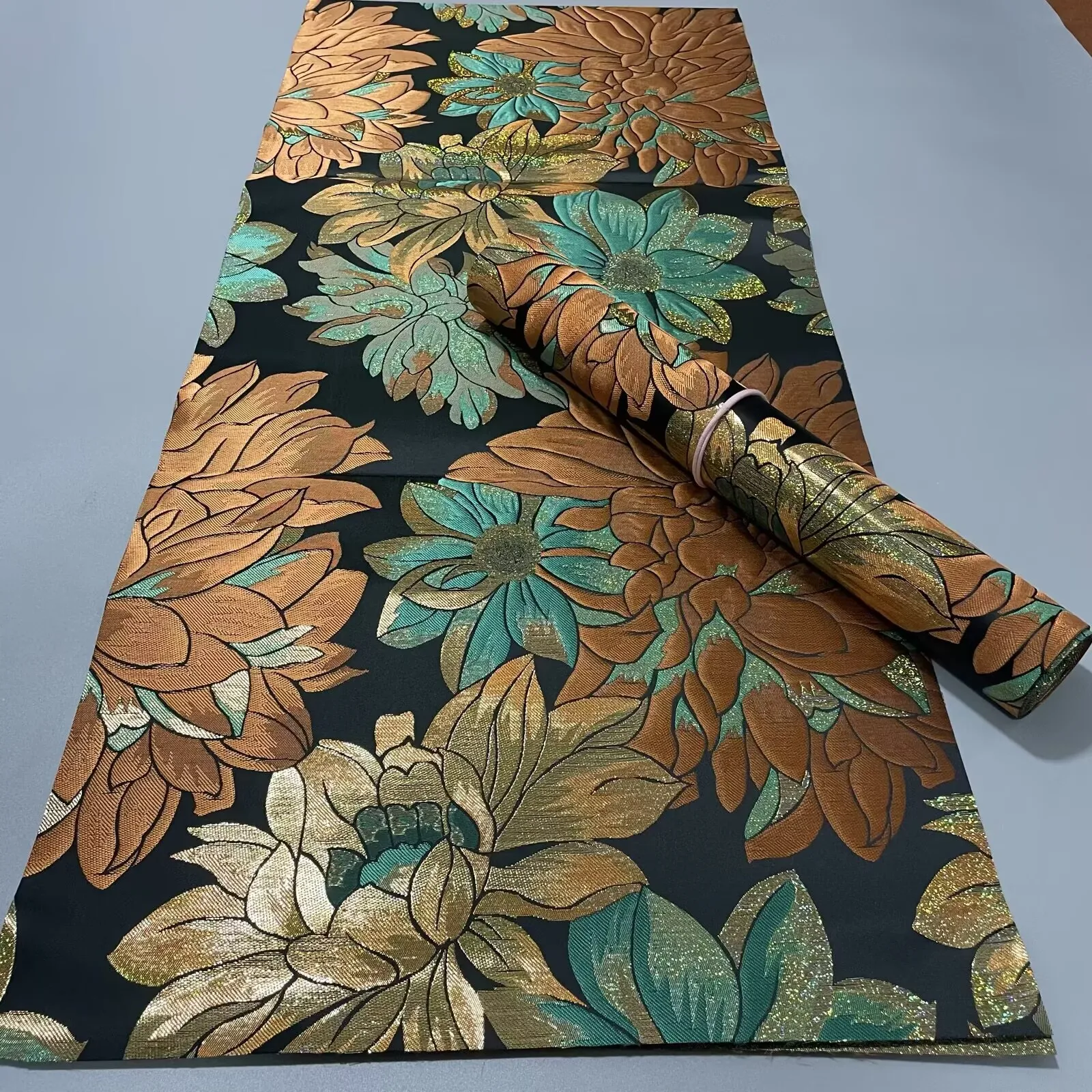 

Newest Design Luxury African Sego Headtie Nigerian Swiss Sego Gele And Ipele Mix Color Head Tie For African Party Outfits 2Pcs