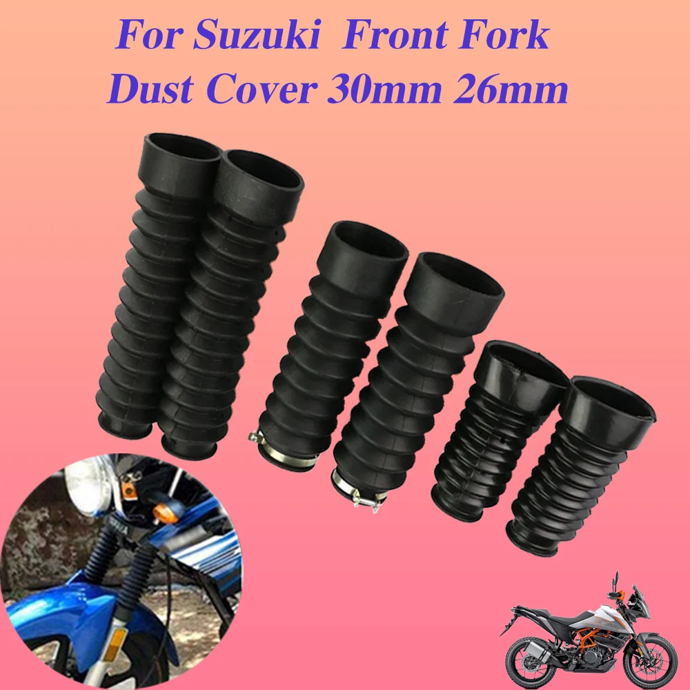 

Anti-shock Dust Cover For Suzuki KTM Kawasaki Front Fork Dust Cover 30mm 26mm Motorcycle Leg Guards For Off-road Motorcycles