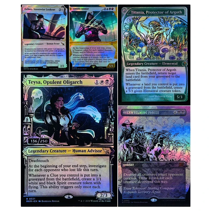 

Anime Watery Grave Contagion Engine Buried Ruin Diy Flashcards Collection Cards Christmas Birthday Gifts Children's Toys