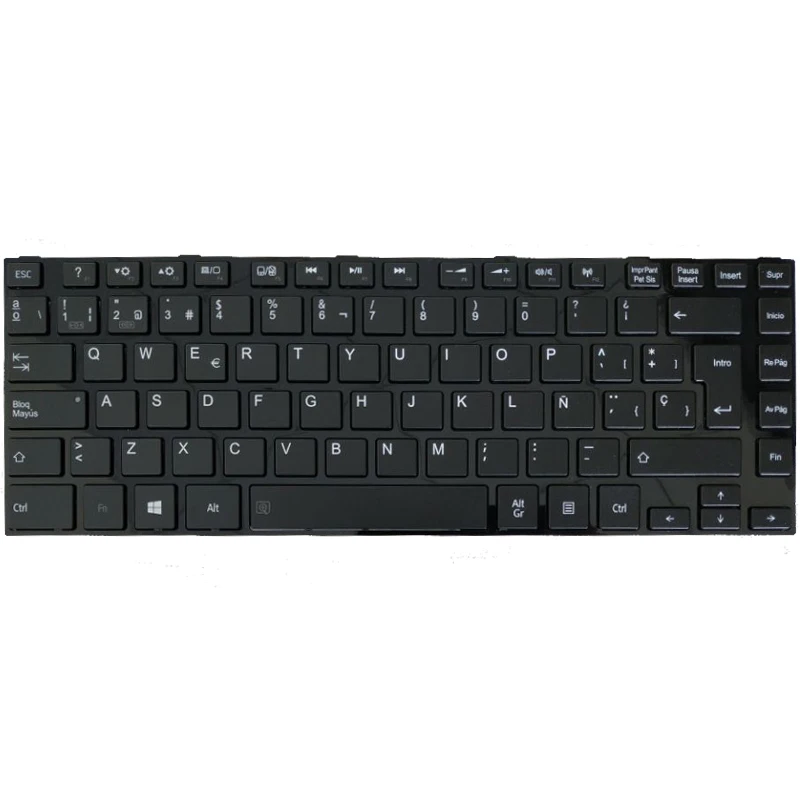 New Spanish Keyboard For TOSHIBA SATELLITE L800 L800D L805 L830 L835 L840 L845 P840 P845 C800 C840 C845 M800 M805 SP Black