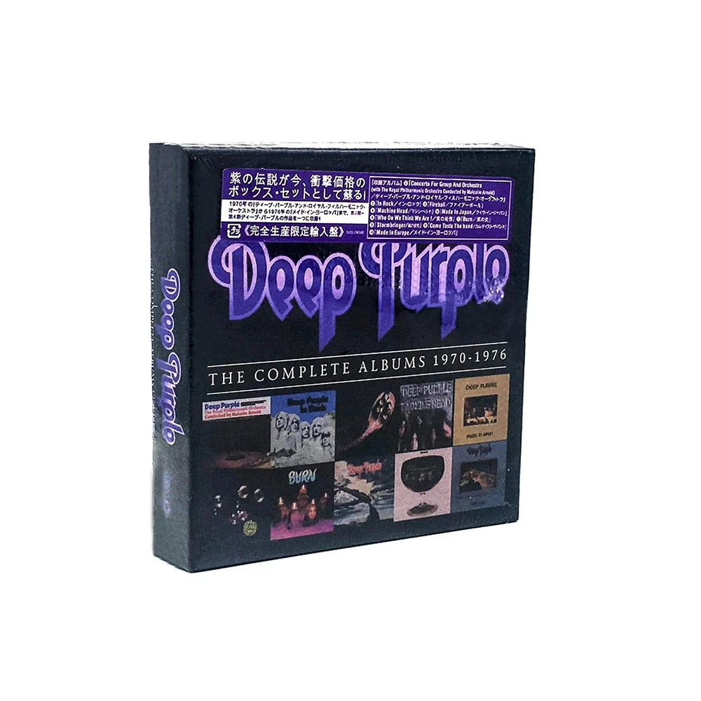 

10 CD: Полное собрание альбомов британской рок-группы Deep, 1970-1976 гг. — музыкальный CD с хеви-металом и современным хард-роком от пионерской группы.