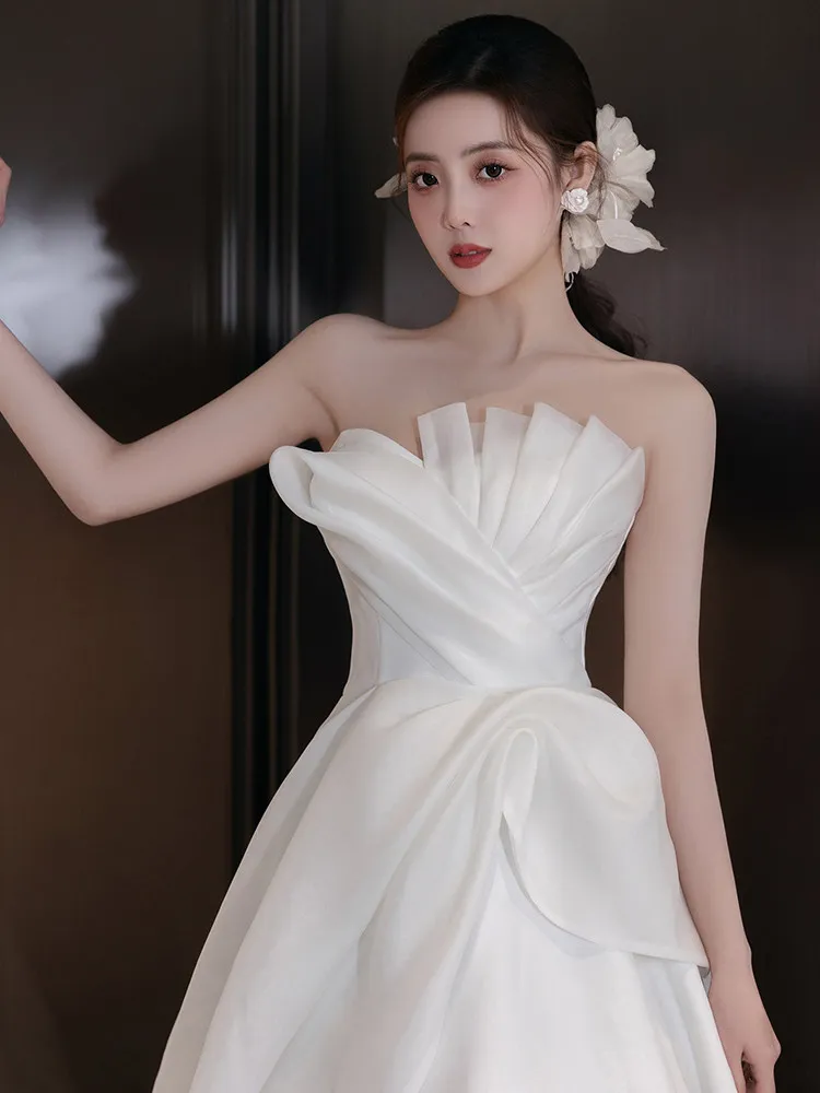 Customized Wedding Dress Bridal Plus Size Wedding Dresses Ball Gowns Lace Up Dresses