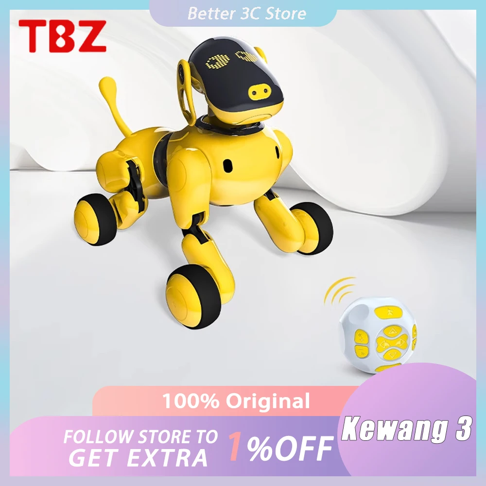 TZB Kewang 3 AI Robot Dog Programmable Intelligent Bionic Robot Dog Emotional Interaction Early Education For Child Custom Gifts