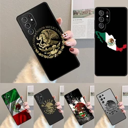 Cover For Samsung Galaxy S24 Ultra S21 S22 S8 S9 S10E Note 10 20 Plus FE S23 mexico flag mexicanos Phone case Coque