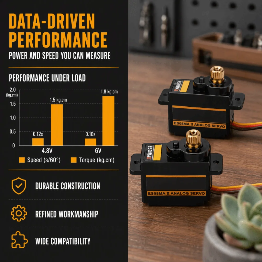 Metal Gear Metal Gear Servo 12g Weight 1.8 Kg Torque Micro Servo Set 10 Seconds Speed Analog Type Servo Gear Set For RC Projects