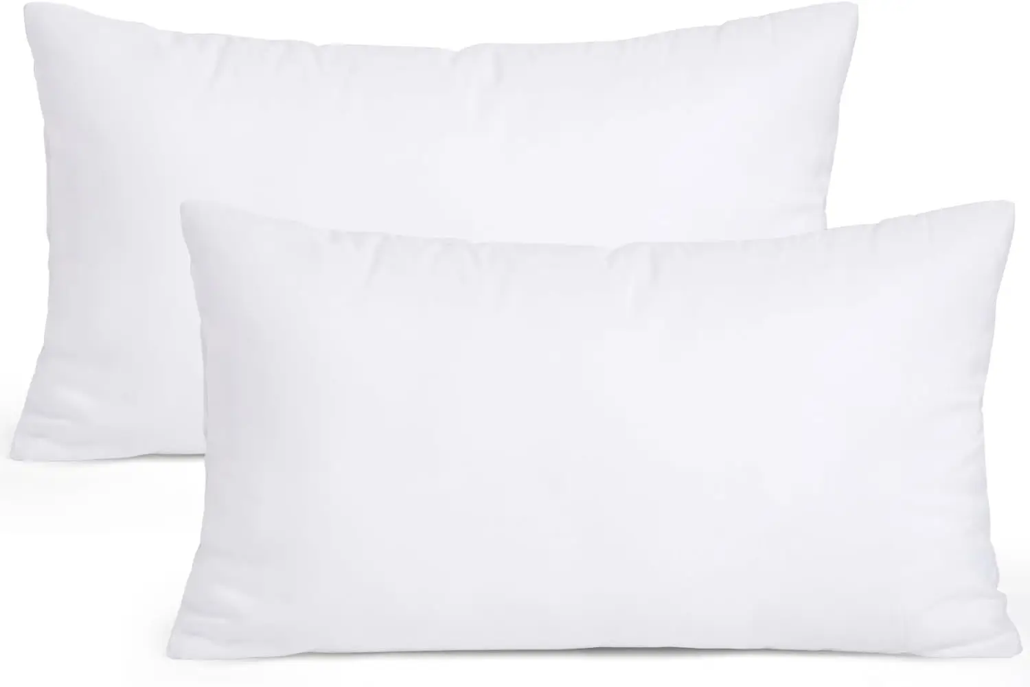 

Set Of 2 Throw Pillow Inserts Premium Pillow Stuffer Square Form For Decorative Cushion Bed Couch Sofa 14X22 H