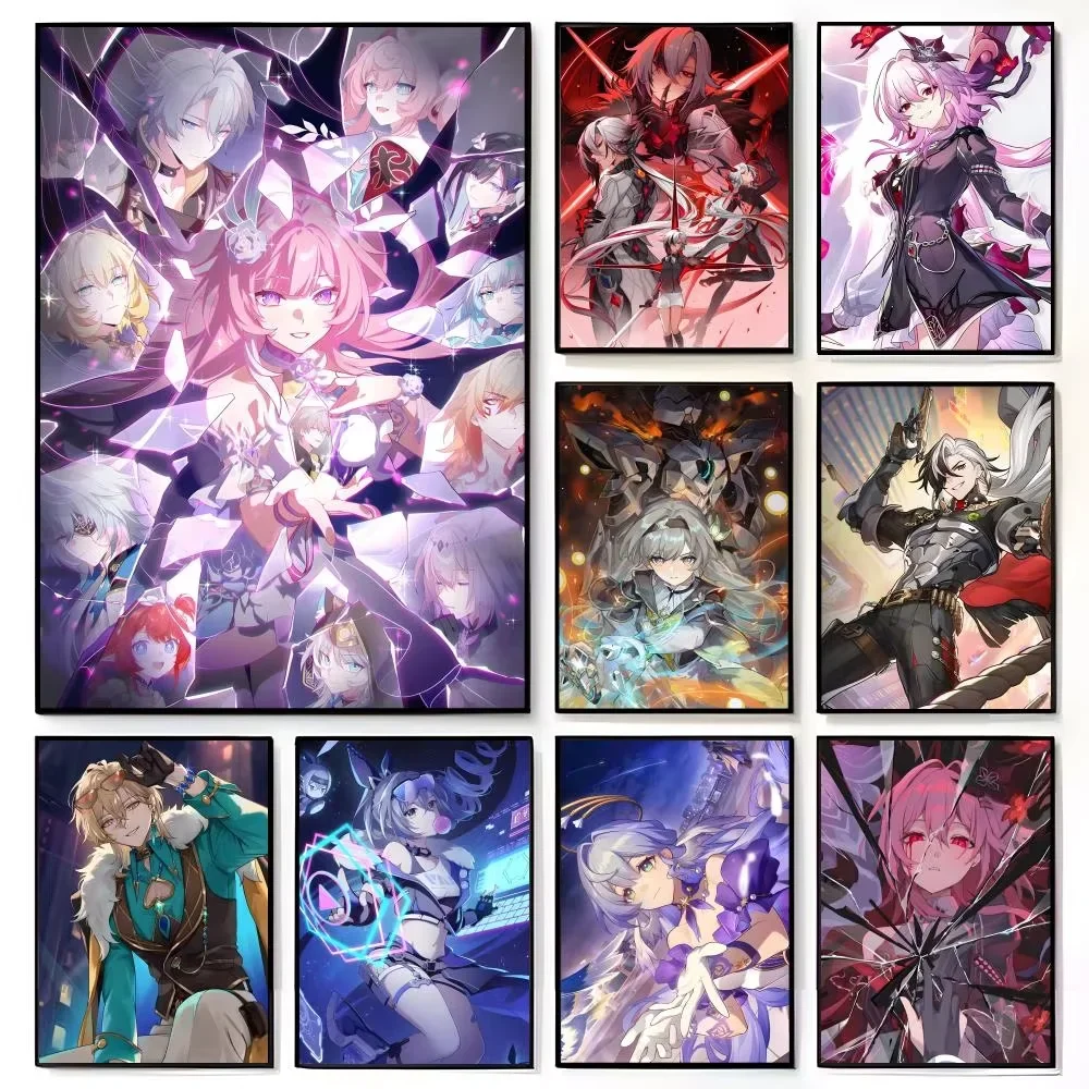 H-Honkai S-Star Rail Adventure Strategy Game  Diamond Painting Home Furnishing Living Room Decoration Mural Painting ﻿