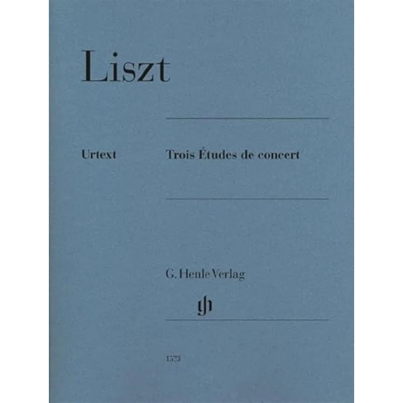 HN1573 Liszt 3 Etudes De Concert Peter Jost G Henle Verlag 9790201815732 Book