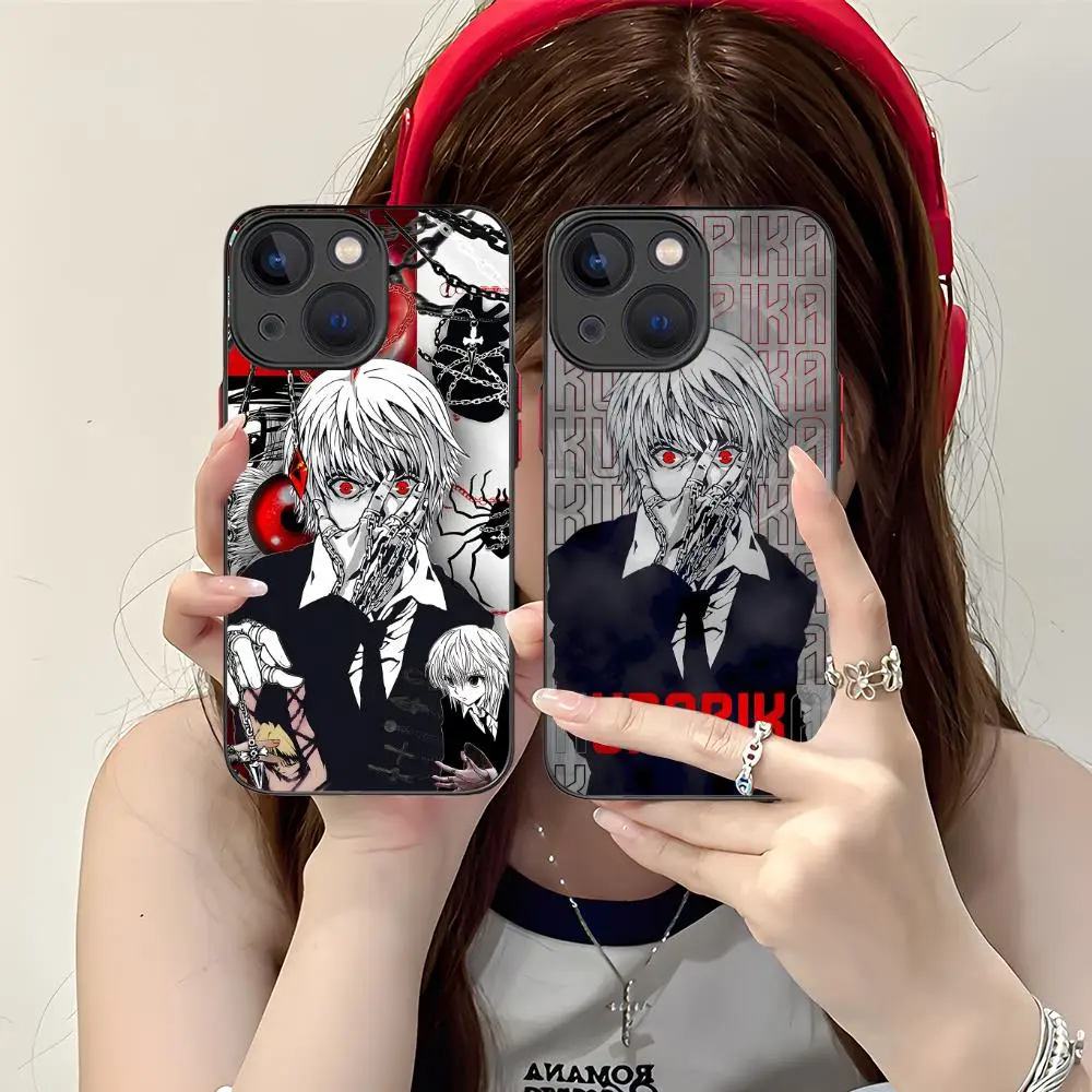 

Hunter Kurapika Mobile Phone Case for iPhone 16 15 14 13 12 11 X XR XS 8 7 Pro Max Plus Mini Colour Silicone Protective Luxury