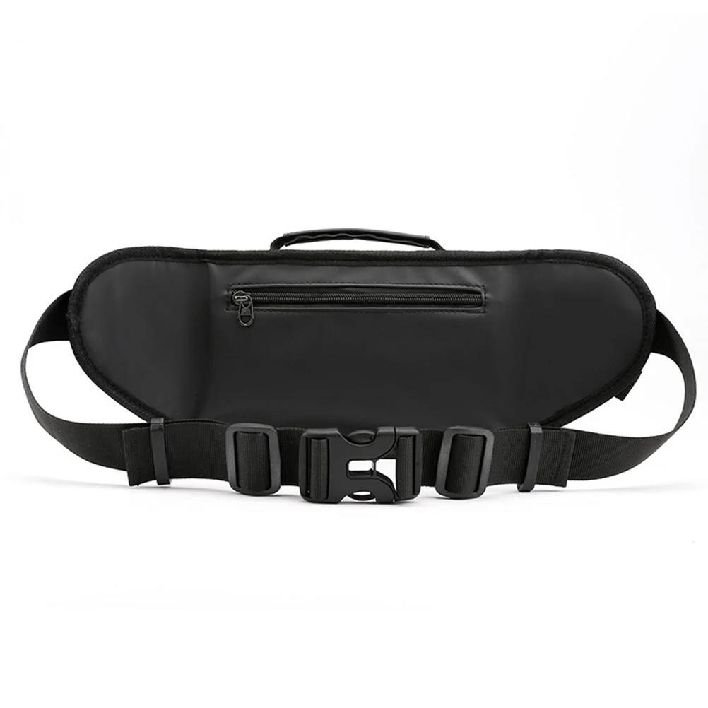 

Outdoor Casual Chest Bag Stylish Nylon Waist Bag Anti-splashing Water Bag Coin Purse for Boys Girls (Black)