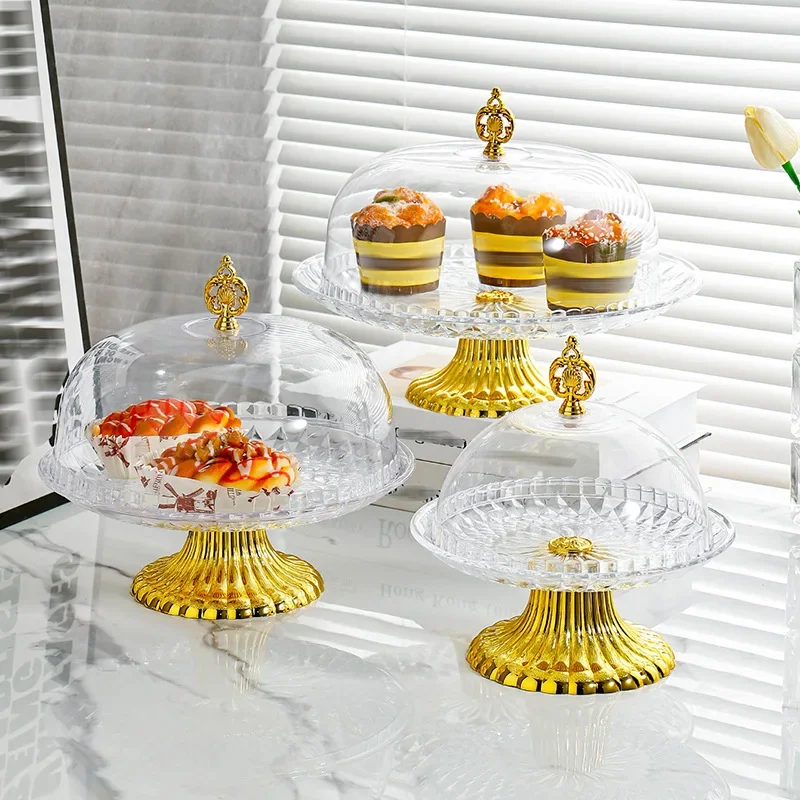 Light luxury fruit plate Snack Display Creative Dim sum rack Living room Home fruit Outdoor advanced