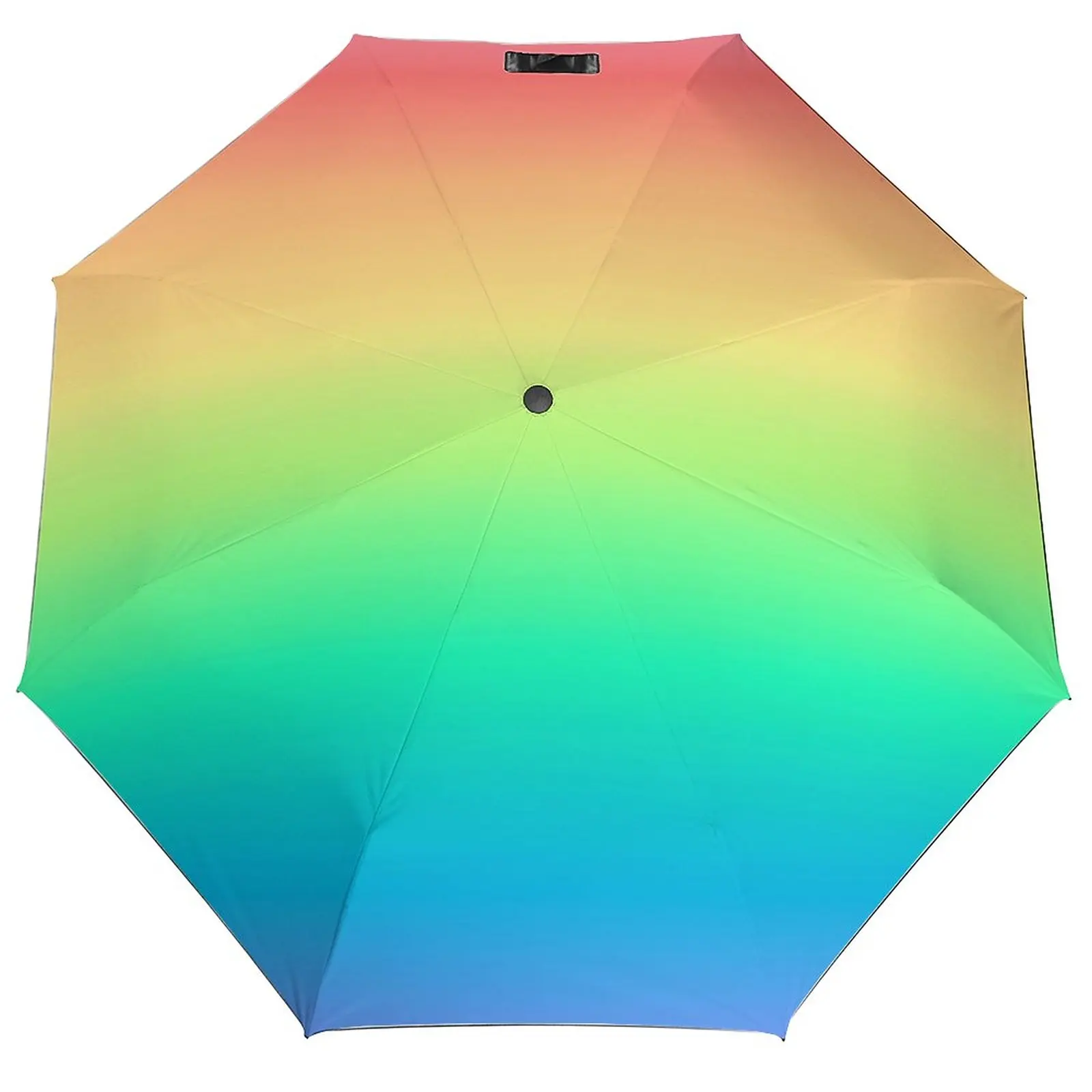 

Ombre Gradient Umbrella Pastel Rainbow Elegant Portable Umbrella Print Golf UV Protection Automatic Umbrella