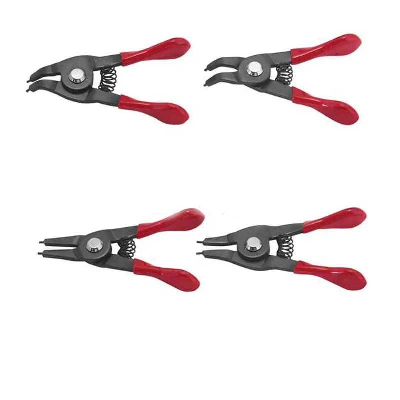 4 Pc Mini Circlip Snap Ring Pliers Set Ext Int New Tool Automotive Repair Engine