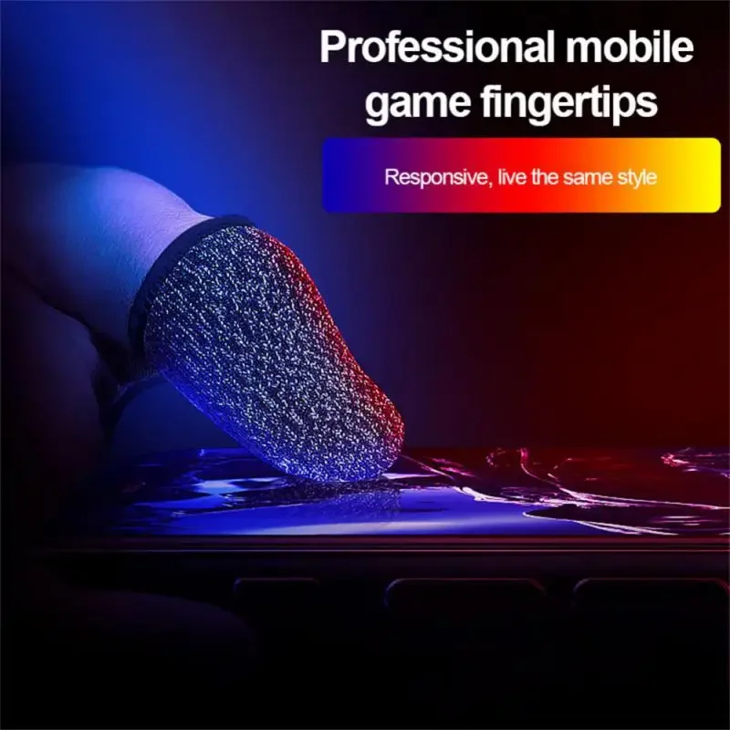 Gaming Finger Sleeve Breathable Fingertips For Mobile Games Touch Screen Finger Cots Cover Sensitive Mobile Touch