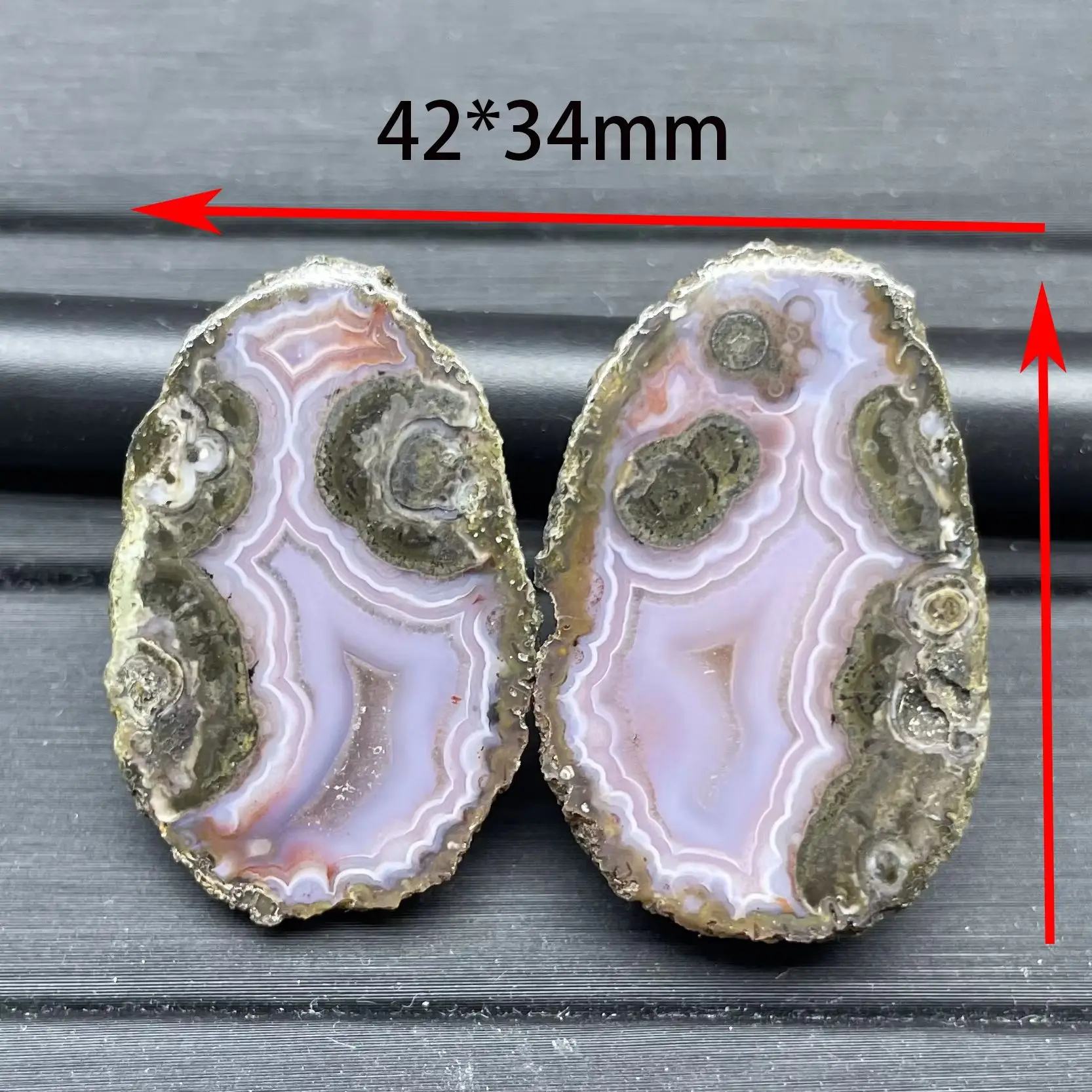 Natural Stone Colorful Zhanguo Red Agate Geode Polished Onyx Crystal Reiki Healing Gift Room Decor Quartz