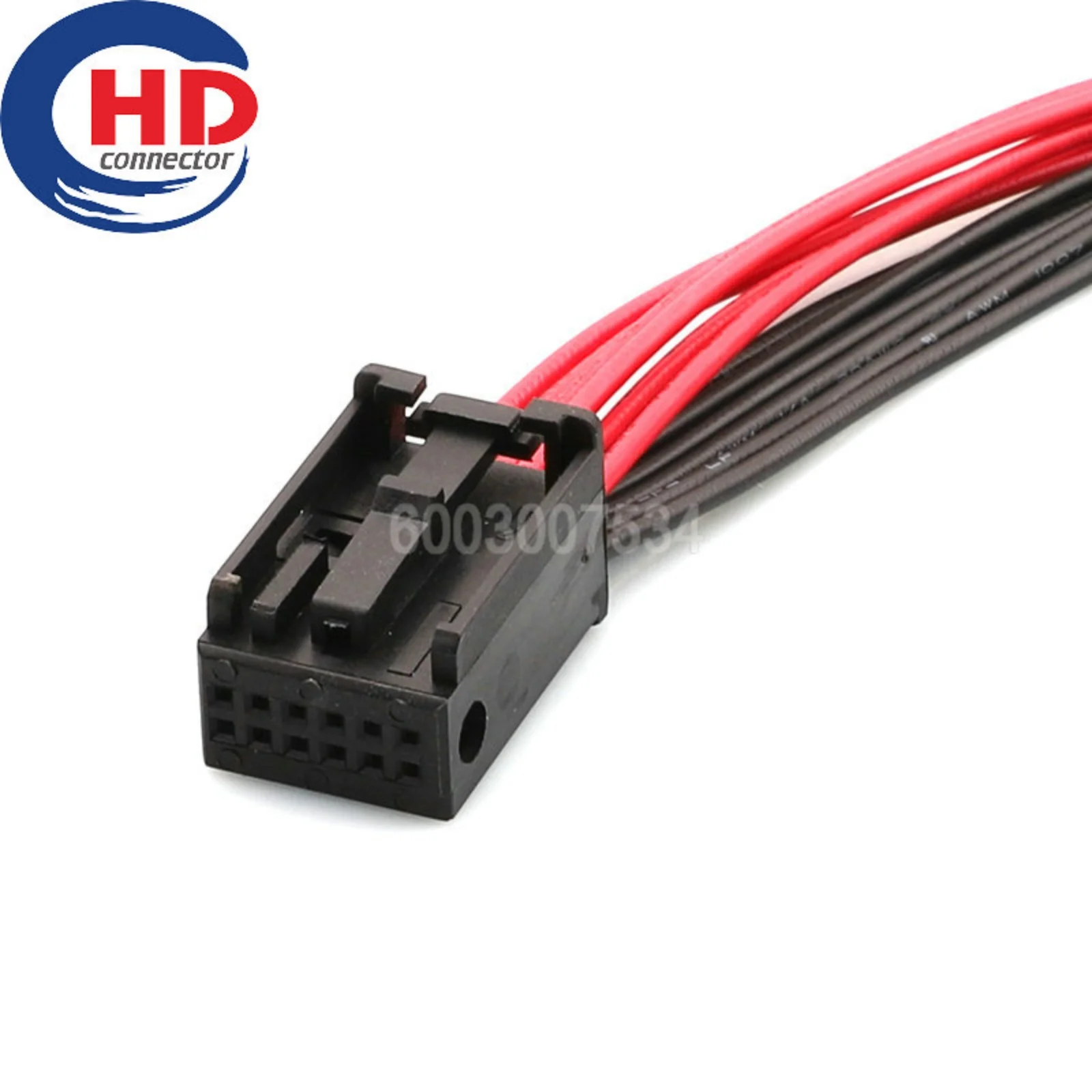 12 Pin Connector Unsealed 0.6mm Series Female Connector Motorcycle Electrical Harnesses Wiring Harness 1-1355524-3