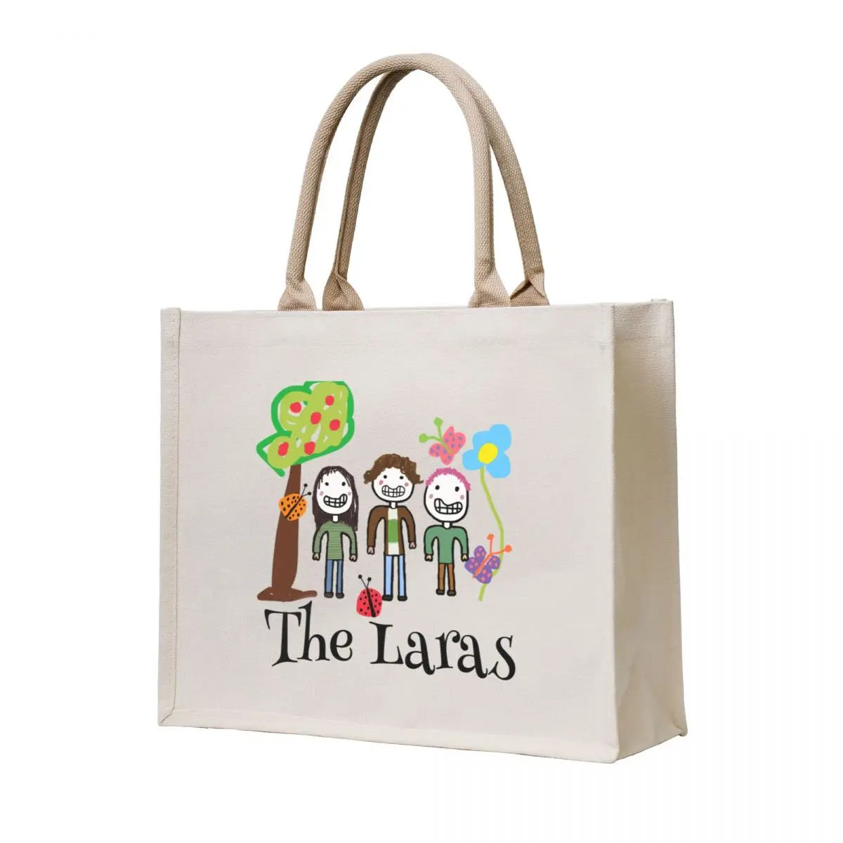 

The Laras Light Tee Design Tote Bag tote bag canvas Women's shopper Large bags for women female bag