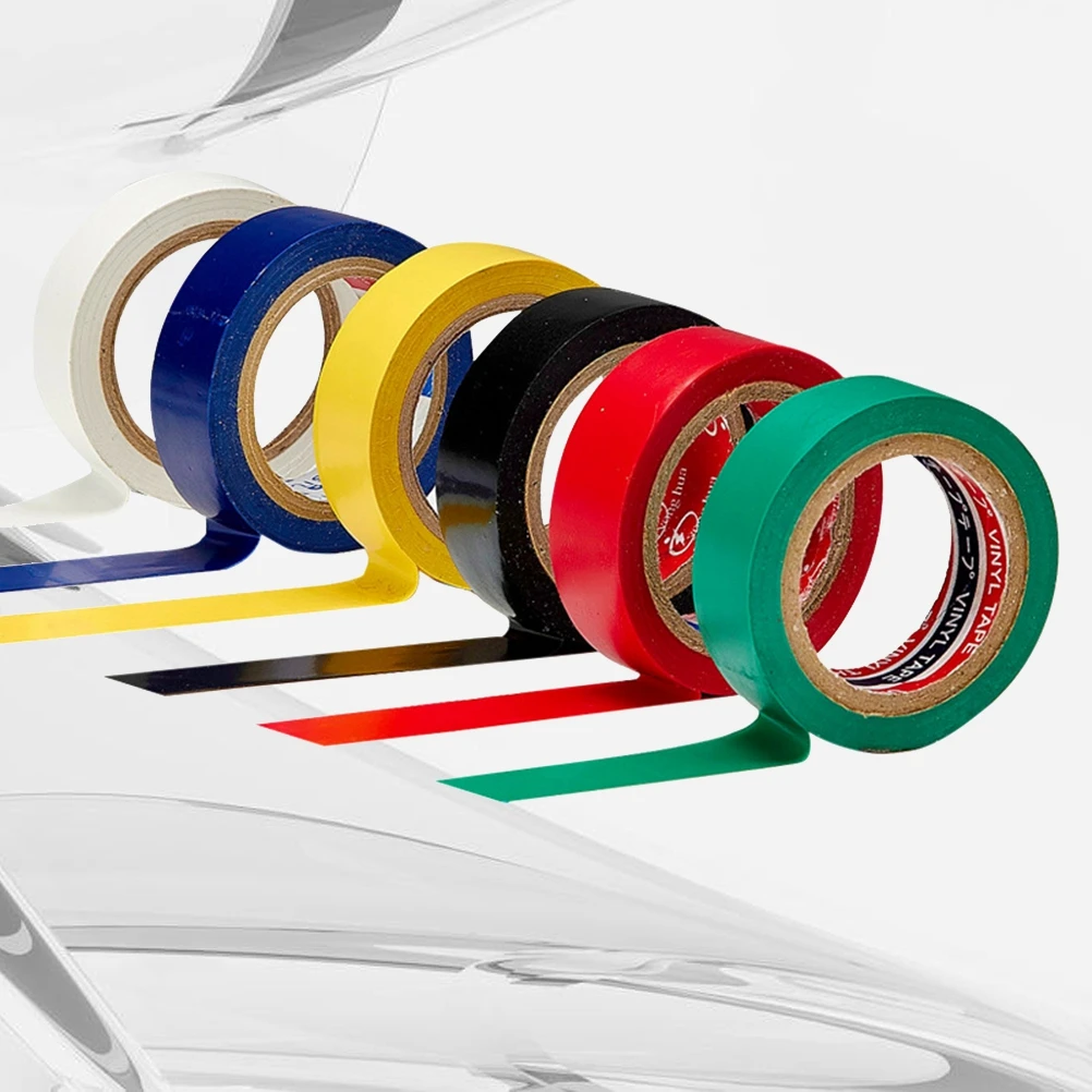 

10M PVC Insulation Tape Electrical Flame Retardant Waterproof Abrasion Resistant High Voltage Cold Resistant Industrial Home