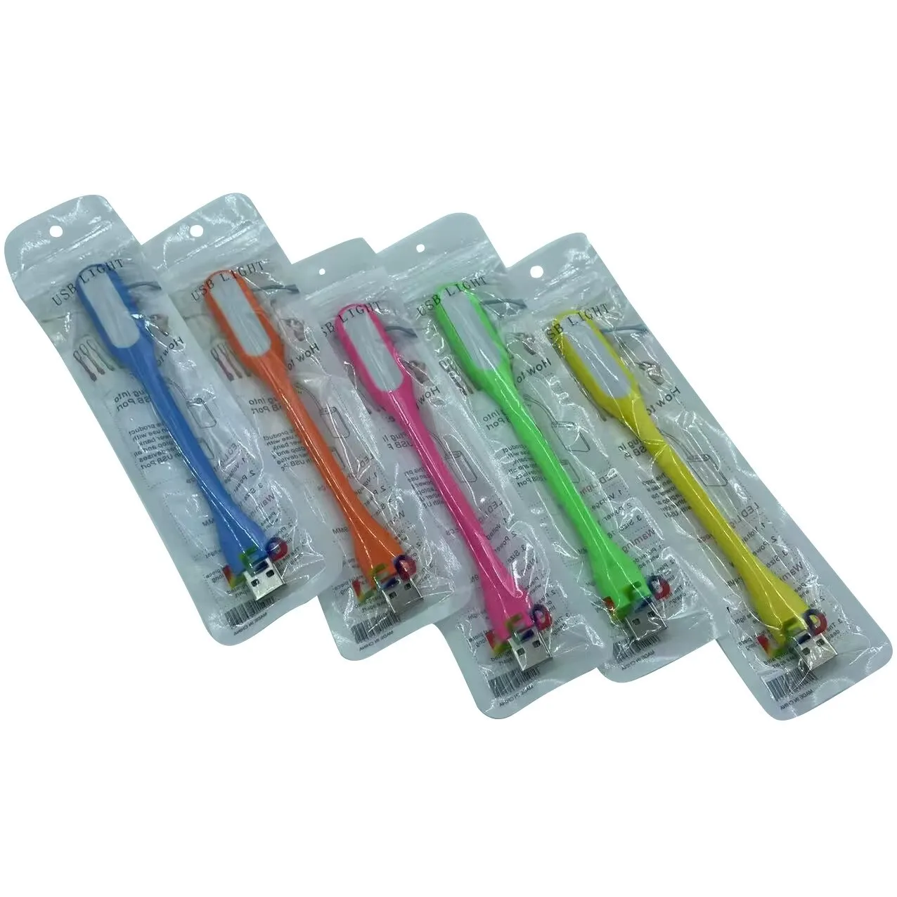 USB Night Lamp LED Portable Notebook Interface Desk Lamp Color Random Luminaria Reading Night Light