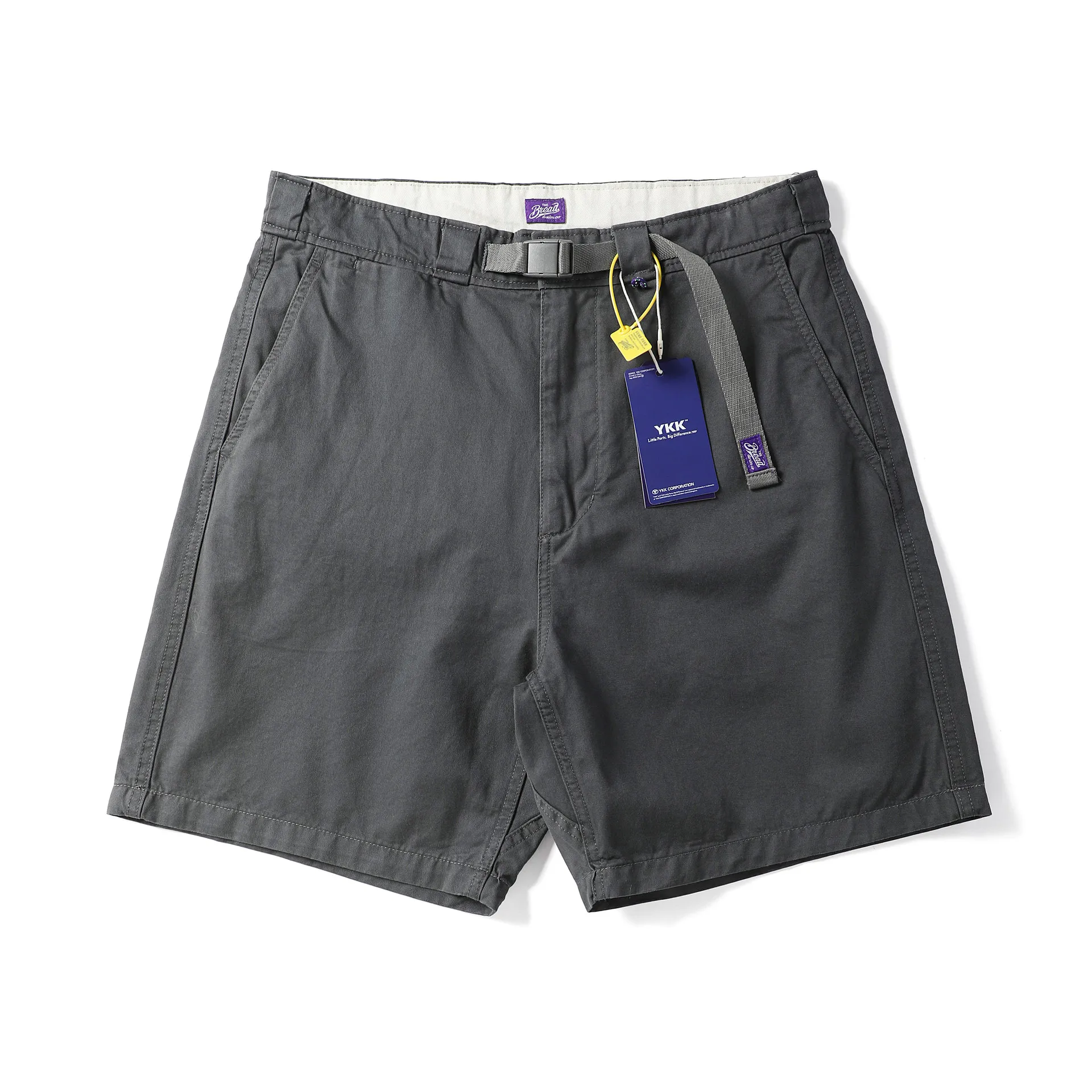 

26SS Summer Japanese Purple Label 100% Cotton Loose Fit Cargo Shorts for Men Classic Casual Mid-Length Workwear Shorts