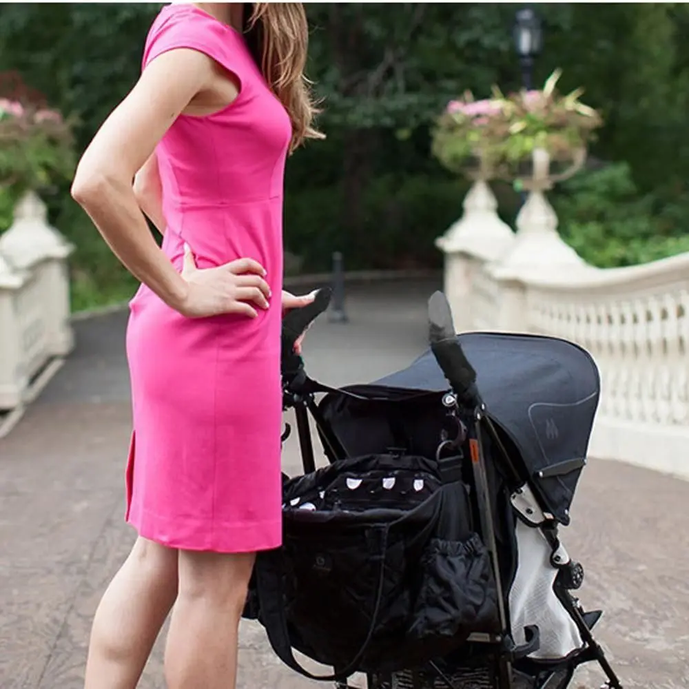 2Pcs Universal Generic Practical Comfortable  Pushchair Handle Sleeve Stroller Grip Cover Non-slip Mat