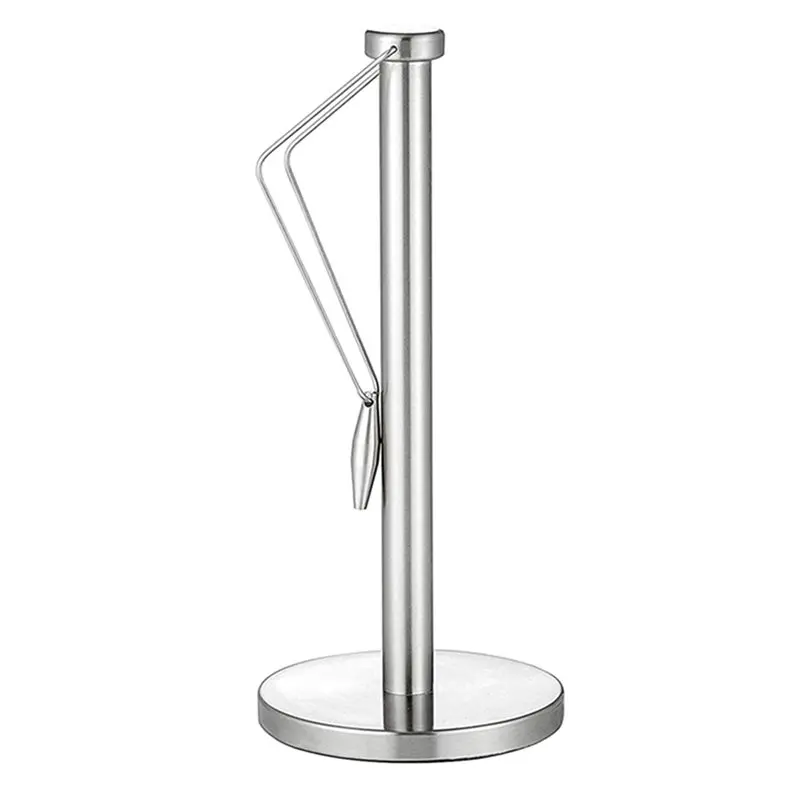 

Special Stainless Steel Vertical Paper For Home Kitchen Countertop Living Room Napkins Paper Roll Holder