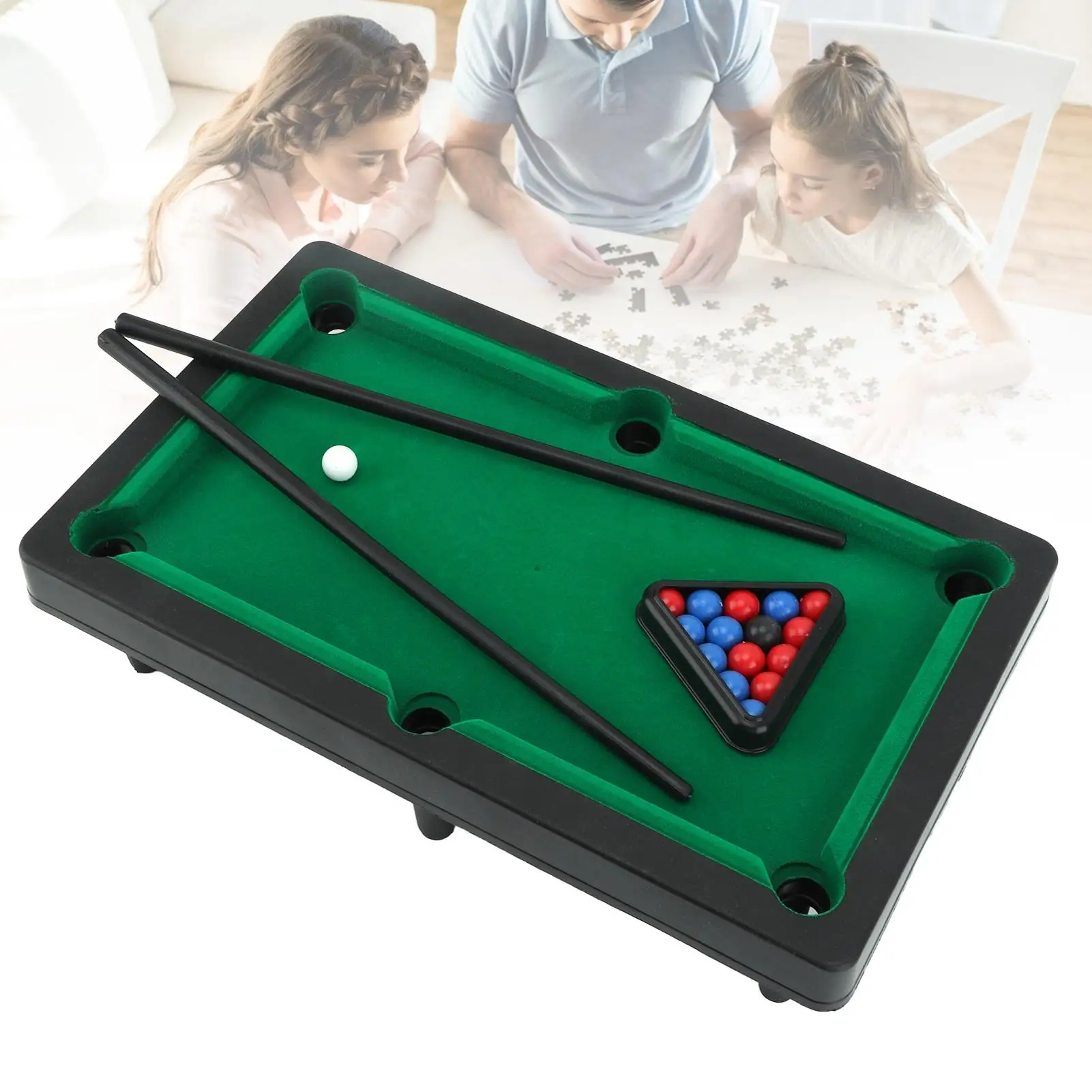 for desktop Mini Pool Table Interactive Billiard Game Set for Home Decor