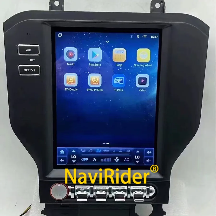 

NaviRider экран навигации GPS для Ford Mustang 2015 2016 2020 Android 15 радио стерео мультимедийный видеоплеер 256 ГБ памяти