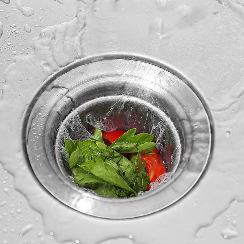 

одноразовый фильтр для раковины, кухонная канализационная сетка, фильтр для мусора, фильтр для раковины, слив для ванной комнаты, антиблокирующая сетка для волос