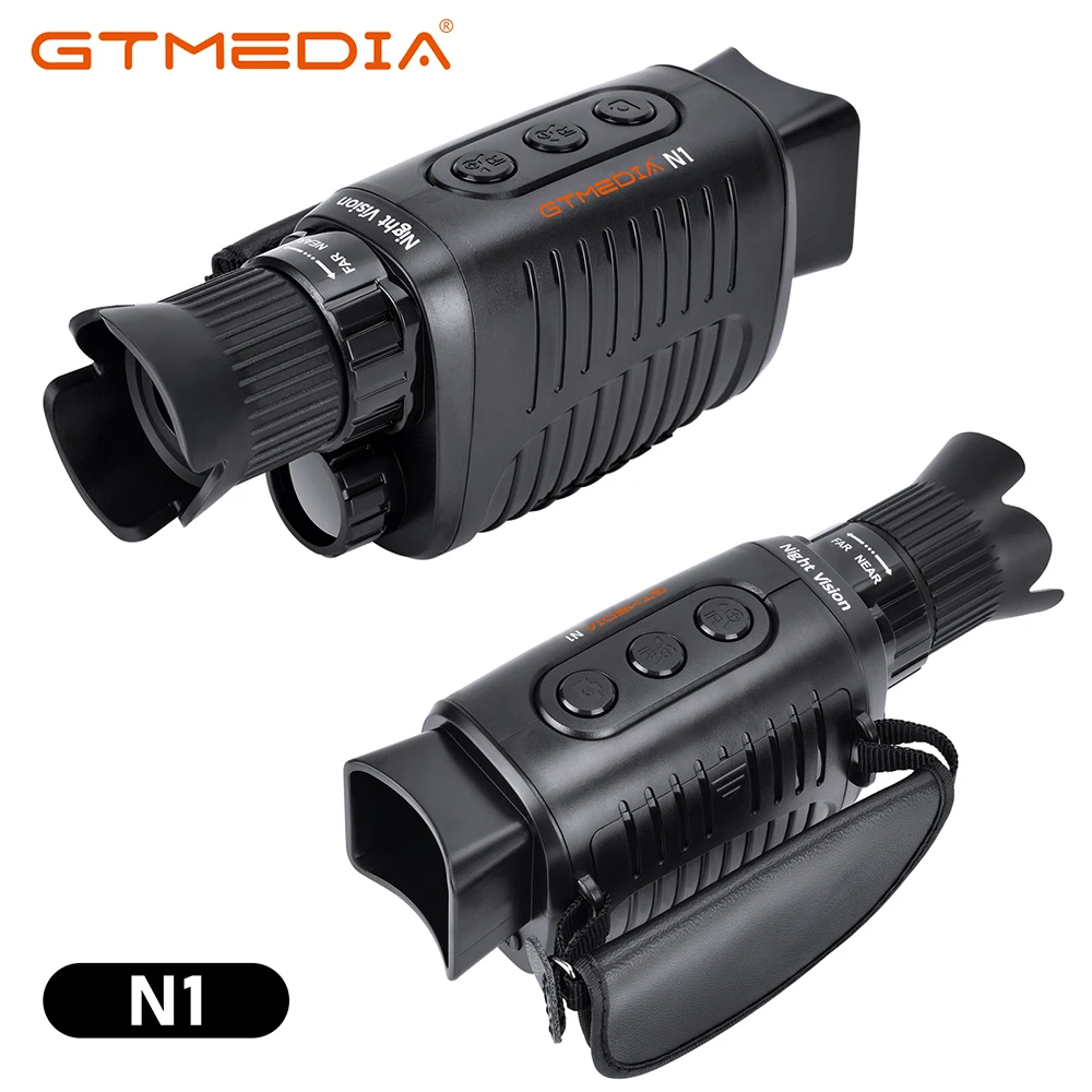 Gtmedia N1 1080P Night Vision Device Telescope Digital Instrument Infrared Optical Night Vision Monocular with 32G Memory Card