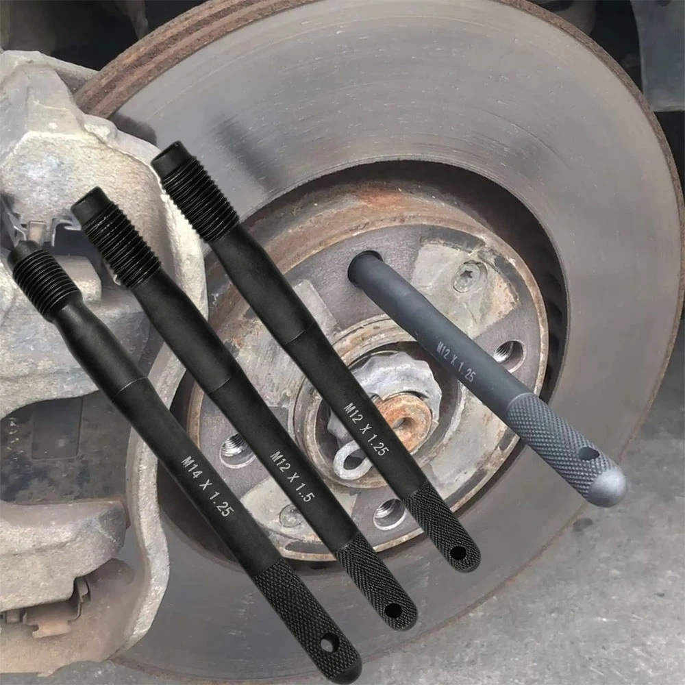 Wheel Mounting Guide Bolt Tool Tire Wheel Hanger Alignment Pin Lug Bolts Automotive Tool M12x1.25, M12x1.5, M14x1.25