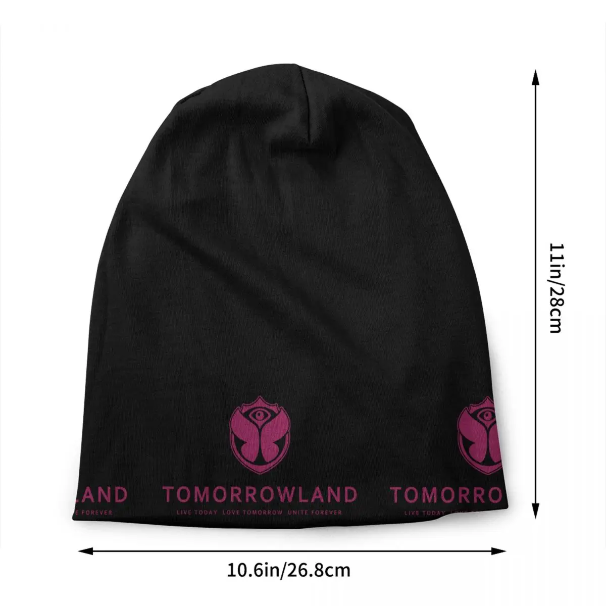 Custom Tomorrowlands Bonnet Hats Fashion Knitting Hat For Belgian Electronic Dance Music Festival Skullies Beanies Caps