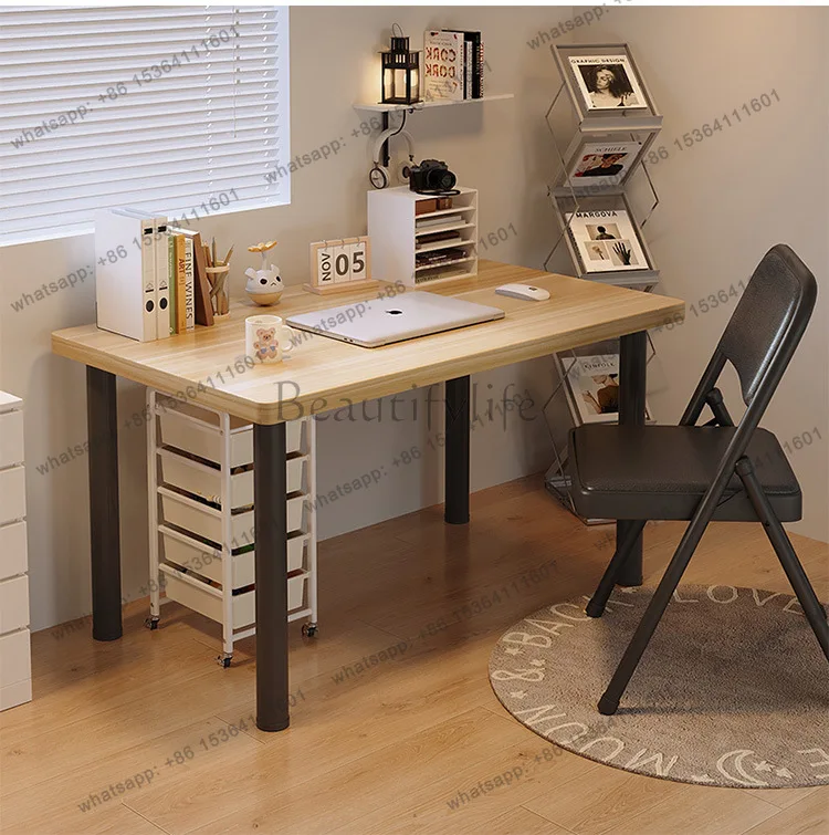simple and fashionable office computer desk girls children learn to write class desk