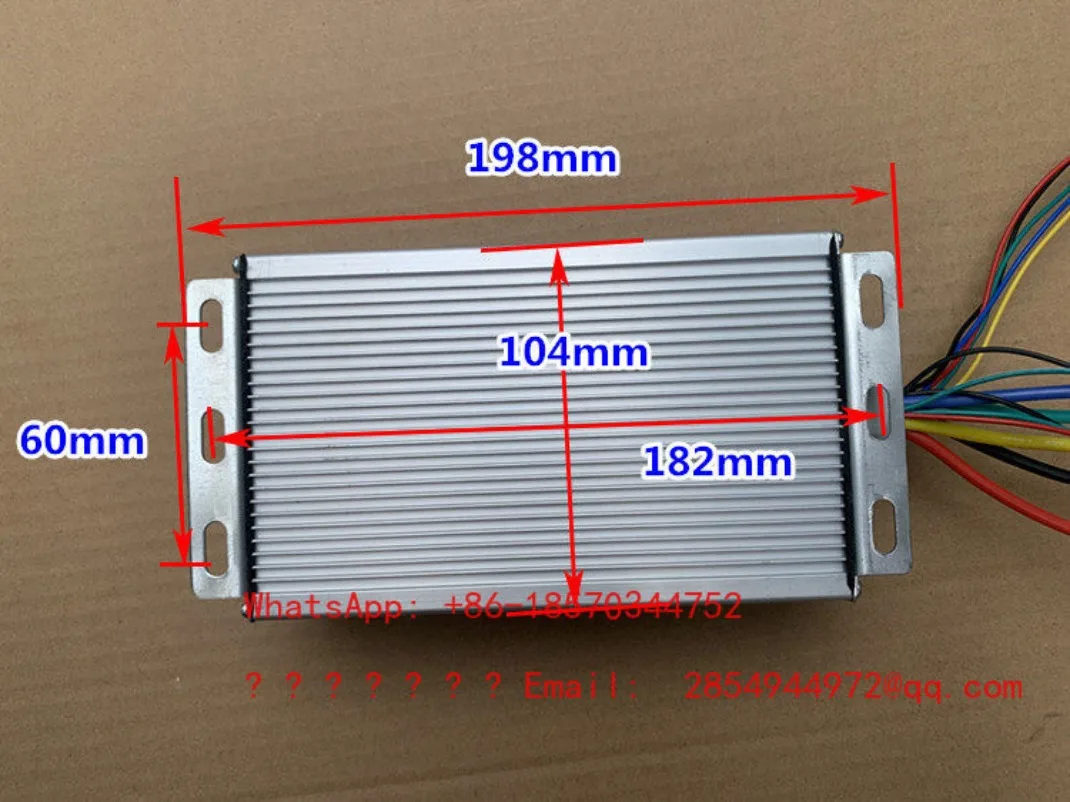 DC12V-24V Brushless Motor Controller, High Power Brushless Motor Driver 1000W 55A