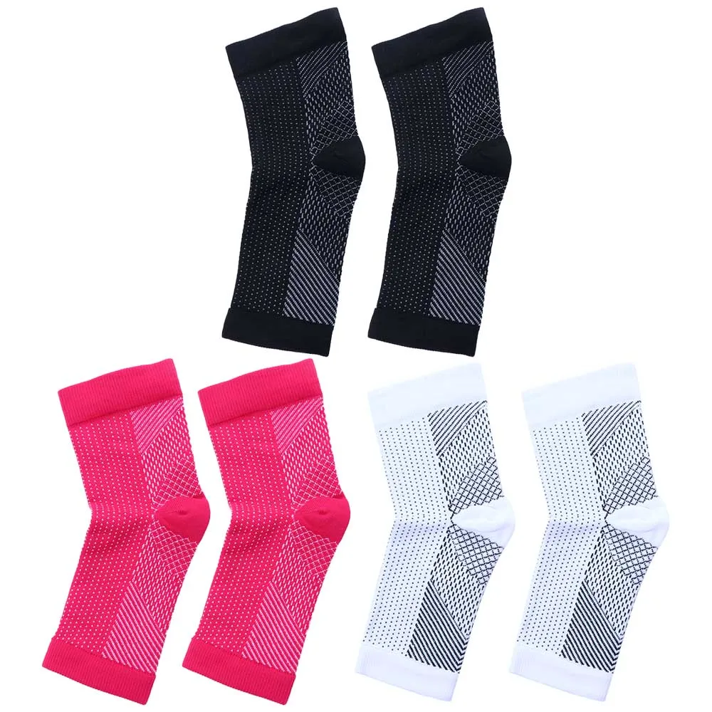 Sport Ankle Support Brace Elastic Compression High Protect Guard Band Safety Running Basketball Fitness Foot Heel Wrap Bandage