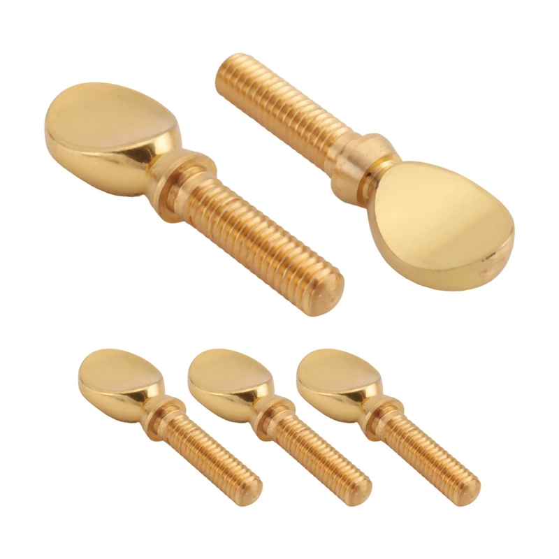 Gold Copper Clarinet Saxophone Sax Neck Tightening Screws Soprano Alto Tenor Woodwind Instrument Parts Pack Of 5