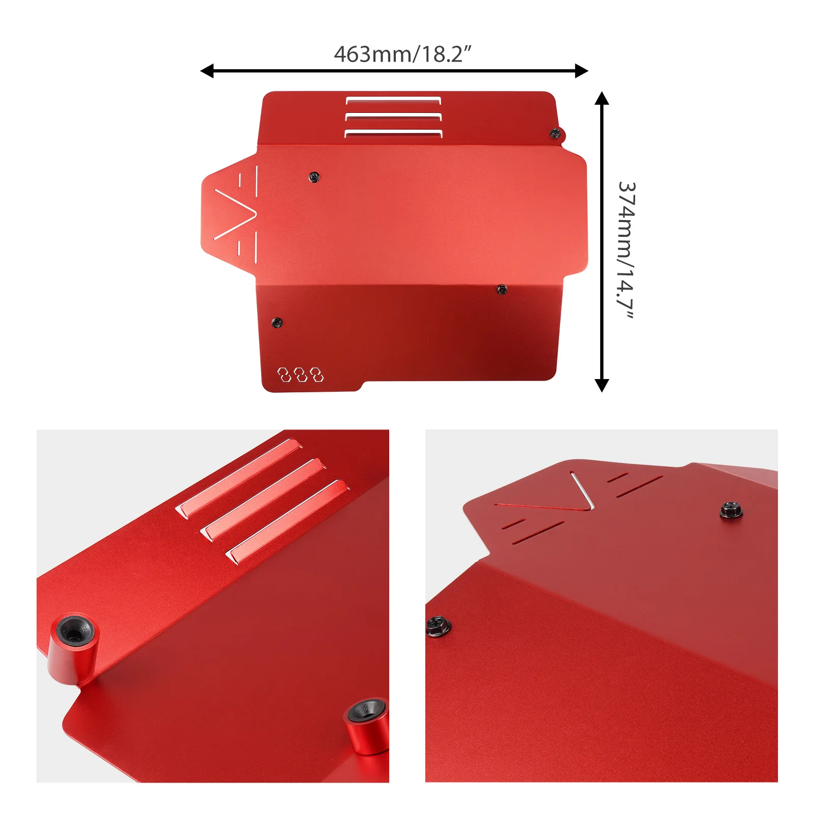 BEVINSEE Aluminum Engine Cover for VW Golf GTI/for Arteon/for Atlas/for Jetta GLI 2.0L,for Alltrack 1.8L, Replace for 06K103925G