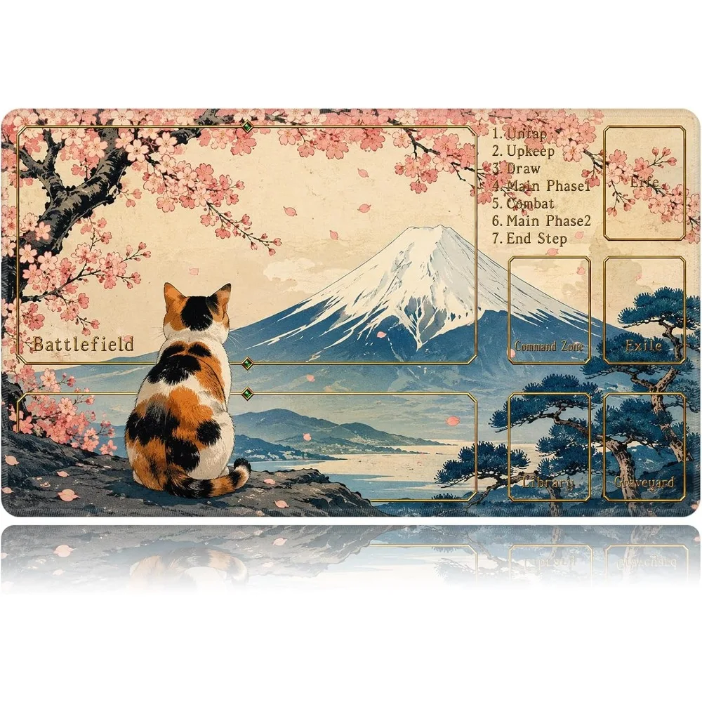 Custom Personalized  DIY TCG Play Mat Durable Office Deskpad Party Gathering Card Game Mat Non-slip Keyboard PC Game Mouse Pad