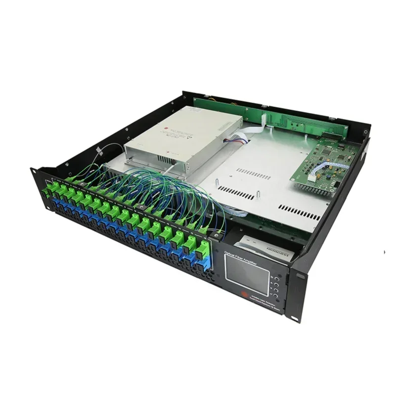 2026/gpon fiber 16 ports 1550nm edfa with wdm combiner for FTTH